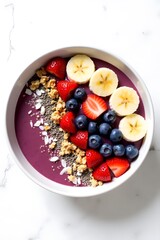 muesli with berries and yogurt