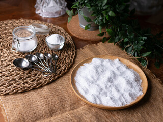 Isomalt or Maltitol sugar alcohol used as a sugar substitute and laxative.