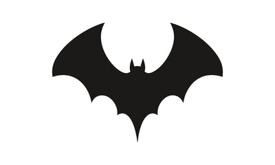 bat silhouette design as Halloween illustration