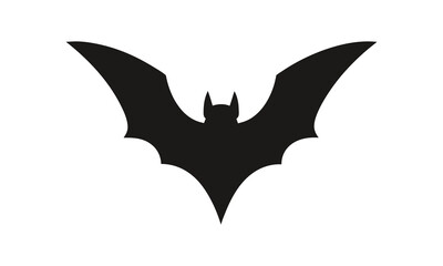 Fototapeta premium bat silhouette design as Halloween illustration, creepy vector, dark illustration for Halloween
