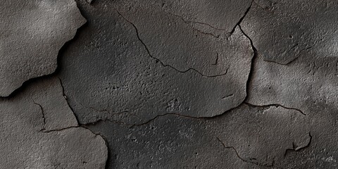 ultra-realistic seamless dark slate stone texture, cracked natural rock surface, matte finish, high detail, top-down view, decorative wall tile, rough and uneven surface