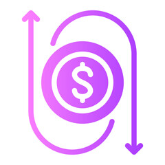 transfer gradient icon
