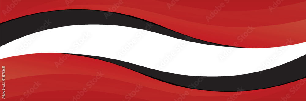 Aufkleber vector red line background curve element with white space for text and message design, overlapping l