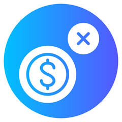 error gradient icon