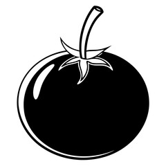 Cherry Tomato Vector Illustration