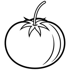 Cherry Tomato Vector Illustration