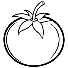 Cherry Tomato Vector Illustration