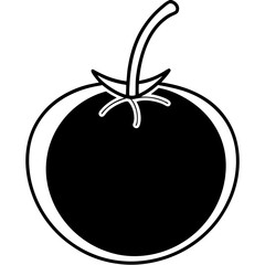 Cherry Tomato Vector Illustration