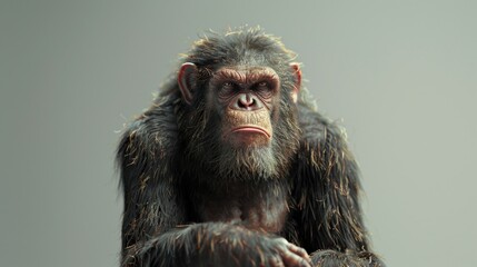 animal experiencing an awkward moment with confused and tense emotions