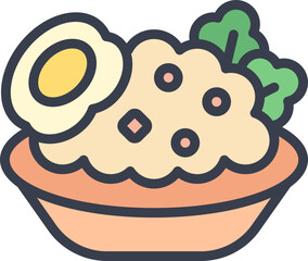 Fried rice icon