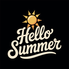 Summer vibes t-shirt design for summer day