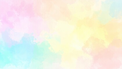 Pastel Watercolor Background Soft Colorful Abstract Texture Design for Spring Summer Wedding Invitation Card