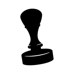 Find black wax seal stamp vector graphic design for official documents and crafts projects