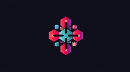 This iconic processor featuring a representation of the brain of a digital device with integrated circuit elements is ideal for software development companies.