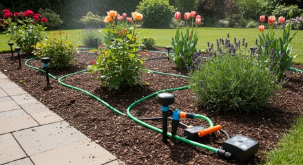 Automated Garden Irrigation System: Efficient Watering for Lush Blooms