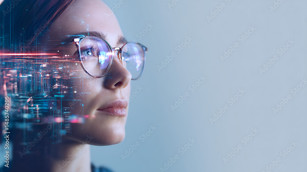 Poster neurotech visualization immersive ai consciousness mapping with chromatic sensory perception - cutti