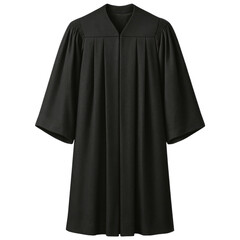 Black Graduation Gown Elegant Academic Attire for Ceremony