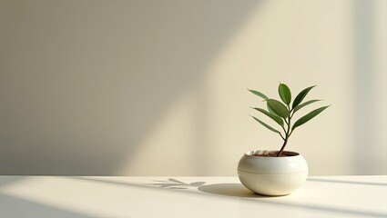 green plant in vase