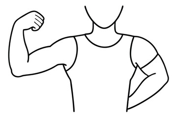 Elbow Line Art Design