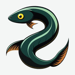 El vector art illustration.