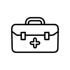 Icon of a doctorchest / first aid kit