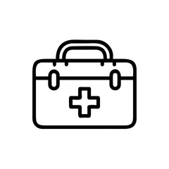 Icon of a doctorchest / first aid kit
