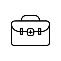 Icon of a doctorchest / first aid kit