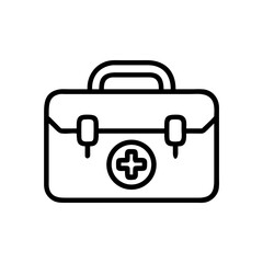 Icon of a doctorchest / first aid kit