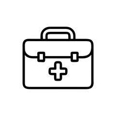 Icon of a doctorchest / first aid kit