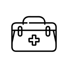 Icon of a doctorchest / first aid kit