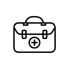 Icon of a doctorchest / first aid kit