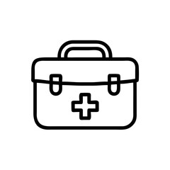 Icon of a doctorchest / first aid kit