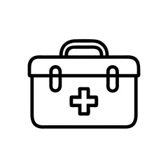 Icon of a doctorchest / first aid kit