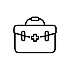 Icon of a doctorchest / first aid kit