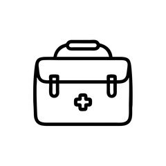 Icon of a doctorchest / first aid kit