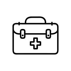 Icon of a doctorchest / first aid kit