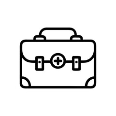 Icon of a doctorchest / first aid kit