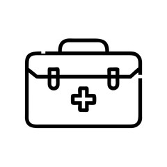 Icon of a doctorchest / first aid kit