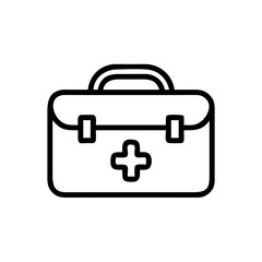 Icon of a doctorchest / first aid kit