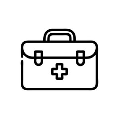 Icon of a doctorchest / first aid kit