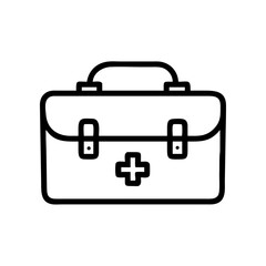 Icon of a doctorchest / first aid kit