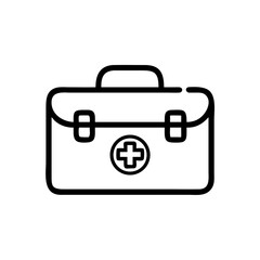Icon of a doctorchest / first aid kit