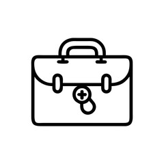 Icon of a doctorchest / first aid kit