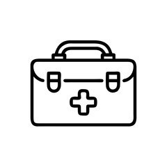 Icon of a doctorchest / first aid kit