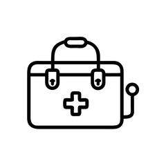 Icon of a doctorchest / first aid kit