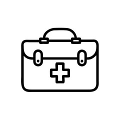 Icon of a doctorchest / first aid kit