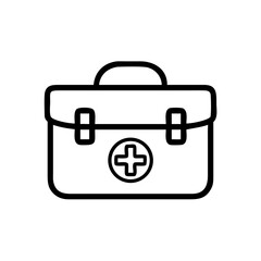 Icon of a doctorchest / first aid kit