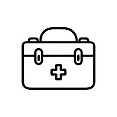 Icon of a doctorchest / first aid kit