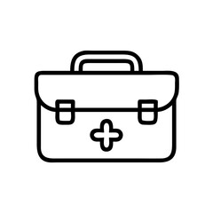 Icon of a doctorchest / first aid kit