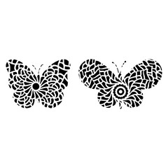 Butterfly Zentangle Coloring Page & Book